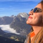 Rukmini Maitra Instagram - The evening sun hits just right..🧡 Berchtesgaden, Germany-Eagles Nest