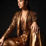 Rukmini Maitra Instagram - Gold Rush❤️‍🔥 Outfit @nirmooha Styling @styleographbychikkygoenka Makeup @makeupbybithikabenia Hair @hairbymousami Photography @pixelamalgam