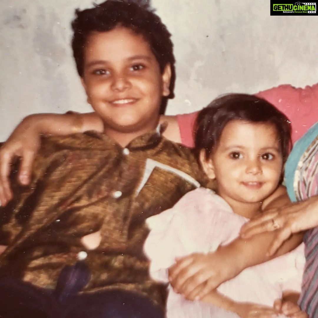 Rukmini Maitra Instagram - Happy Rakhi BHAIDA! I Hate you for telling me all my Life, that Mamma Pappa Loved You more.🥲 And thanks to My Mother for telling me that you were Lying.😁👊🏻🥳 P.S. But I still Love You The Most.🙄