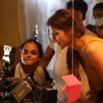 Rukmini Maitra Instagram - Checking whether the shot was Makkhan enough! Haha! Happy Birthday Makkhan Modhura! Wishing You more madness on Your Horizon! Love & Luck Always 💖💋⭐️