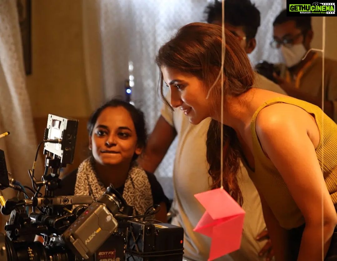 Rukmini Maitra Instagram - Checking whether the shot was Makkhan enough! Haha! Happy Birthday Makkhan Modhura! Wishing You more madness on Your Horizon! Love & Luck Always 💖💋⭐️