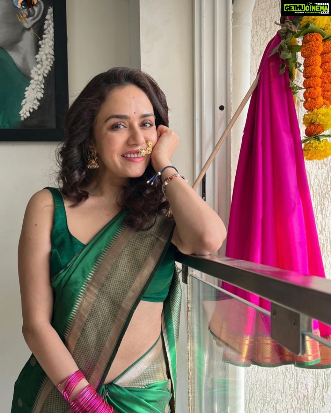 Rupali Bhosale Instagram - #GudiPadwa2023: Marathi celebrities share glimpses of their #GudiPadwa celebration! @rupalibhosle #amrutakhanvilkar @amrutakhanvilkar @ridhimapandit @priyamarathe @gaurikulkarni23 @nehhapendse @suyashtlk @oakprasad @manjiri_oak