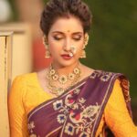 Rupali Bhosale Instagram - Shine like the whole universe is yours. ~ RuMi ~ Saree & Blouse @aaishvy_designs Earcuffs, Nath, Finger Rings @nathicha__nakhara Moti chokar @samarth_creation_2022 Long necklace, Waist Chain @jizajewellerystudio Makeup @mhatresameer60 Hair @ruksar__99 Clicked @ashayrtulalwar . . . . . #FestiveVibes #SareeLove #LifeIsBeautiful #Saree #Traditional #GratitudeAttitude #TeamWork #SaturdayVibes #RupaliBhosle #RockingRupali #RupaliWinningHearts #KeepLoving #AaiKutheKayKarte #Sanjana