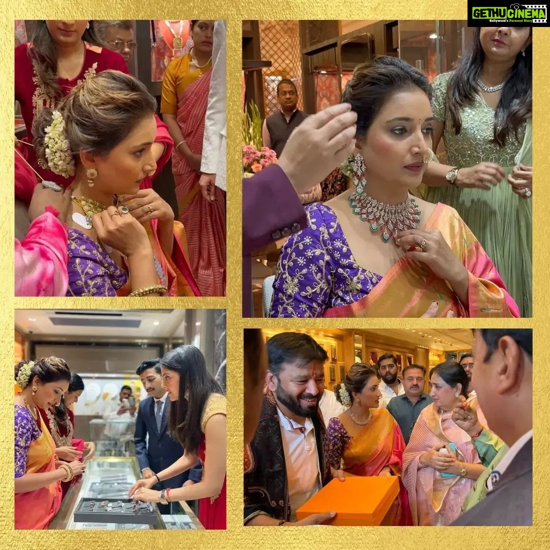 Rupali Bhosale Instagram - Unforgettable day with @rupalibhosle at our new store launch in Nagar Road, Kharadi. Thank you for making it shine brighter with your presence in celebration of the start of a new chapter, filled with timeless beauty and elegance. Come and explore our exquisite gold, silver and diamond collection today! ✨️ #RankaJewellers #RankaJewellersKharadi #Pune #Kharadi #NagarRoad #ITHub #Wedding #BigFatWedding #IndianWedding #WeddingJewellery #Jewellery #Luxury #BridalJewellery #Wedding #IndianBride #Bride #Fashion #JewelleryDesign #DesignerJewellery #FashionJewellery #JewelleryLover #BrideToBe #InaugurationCeremony #Inauguration Pune - Nagar Road