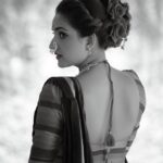 Rupali Bhosale Instagram - 🖤 BLACK N WHITE SERIES 🤍 When you photograph people in color You photograph their clothes. But when you photograph people in Black and white You photograph their souls! ~ RuMi ~ Hair by @ruksar__99 Saree by @aaishvy_designs Jewellery by @jizajewellerystudio Makeup by 🙋🏻‍♀️ Clicked by @ashayrtulalwar . . . . . . #FestiveVibes #SareeLove #LifeIsBeautiful #Saree #Traditional #GratitudeAttitude #TeamWork #TuesdayVibes #RupaliBhosle #RockingRupali #RupaliWinningHearts #KeepLoving #AaiKutheKayKarte #Sanjana 🧿