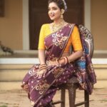 Rupali Bhosale Instagram - Shine like the whole universe is yours. ~ RuMi ~ Saree & Blouse @aaishvy_designs Earcuffs, Nath, Finger Rings @nathicha__nakhara Moti chokar @samarth_creation_2022 Long necklace, Waist Chain @jizajewellerystudio Makeup @mhatresameer60 Hair @ruksar__99 Clicked @ashayrtulalwar . . . . . #FestiveVibes #SareeLove #LifeIsBeautiful #Saree #Traditional #GratitudeAttitude #TeamWork #SaturdayVibes #RupaliBhosle #RockingRupali #RupaliWinningHearts #KeepLoving #AaiKutheKayKarte #Sanjana 🧿