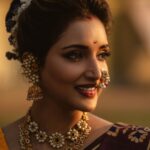 Rupali Bhosale Instagram - Shine like the whole universe is yours. ~ RuMi ~ Saree & Blouse @aaishvy_designs Earcuffs, Nath, Finger Rings @nathicha__nakhara Moti chokar @samarth_creation_2022 Long necklace, Waist Chain @jizajewellerystudio Makeup @mhatresameer60 Hair @ruksar__99 Clicked @ashayrtulalwar . . . . . #FestiveVibes #SareeLove #LifeIsBeautiful #Saree #Traditional #GratitudeAttitude #TeamWork #SaturdayVibes #RupaliBhosle #RockingRupali #RupaliWinningHearts #KeepLoving #AaiKutheKayKarte #Sanjana