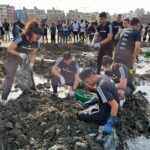 Saiyami Kher Instagram – My 4th year with @adidasindia and the forever inspiring @afrozshah_ for Run for the oceans! There is a marked difference because we have started cleaning much deeper inside. Still just the tip of the iceberg but always nice to notice results. Let’s be aware of the harm we are causing our planet, and try and change it. We found lots of plastic milk bags and chips and pan masala packets. Let’s be aware that when we cut milk bags from the corners and that reaches our ocean, the sand gets deposited in these bags and the skin down. Let’s try and reduce our plastic usage because as Afroz said this morning we need the oceans and the oceans need us. Let’s do our bit 🙏🏽
Thankyou to the whole team of @adidasindia @adidas @parley.tv for supporting this cause so religiously. @sunil3stripes @ssaltnpepperr and team well done. @arjunsaraswat you were missed!
#runfortheoceans #adidas #parleyfortheoceans