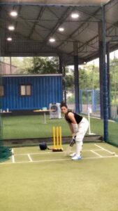Saiyami Kher Instagram - As kids, if we represented the school in a sport, we’d get to miss classes. Needless to say, I participated in every game possible, except cricket. Apparently it’s a gentleman’s game. We didn’t have 11 girls to make the team. But I wasn’t going to let that stop me. I got my friends and taught them how to play. What choice did I have? I loved the game. It’s no secret that I’m obsessed (have always been) with it. 

From that moment to today, watching the WPL feels like a personal win. I cannot begin to describe how happy and excited I am. 

Just thought I’d brush up my skills and do some net practice. Maybe, I could fulfil my childhood dream and try for the selections next year if I’m not shooting. 😉

#wpl