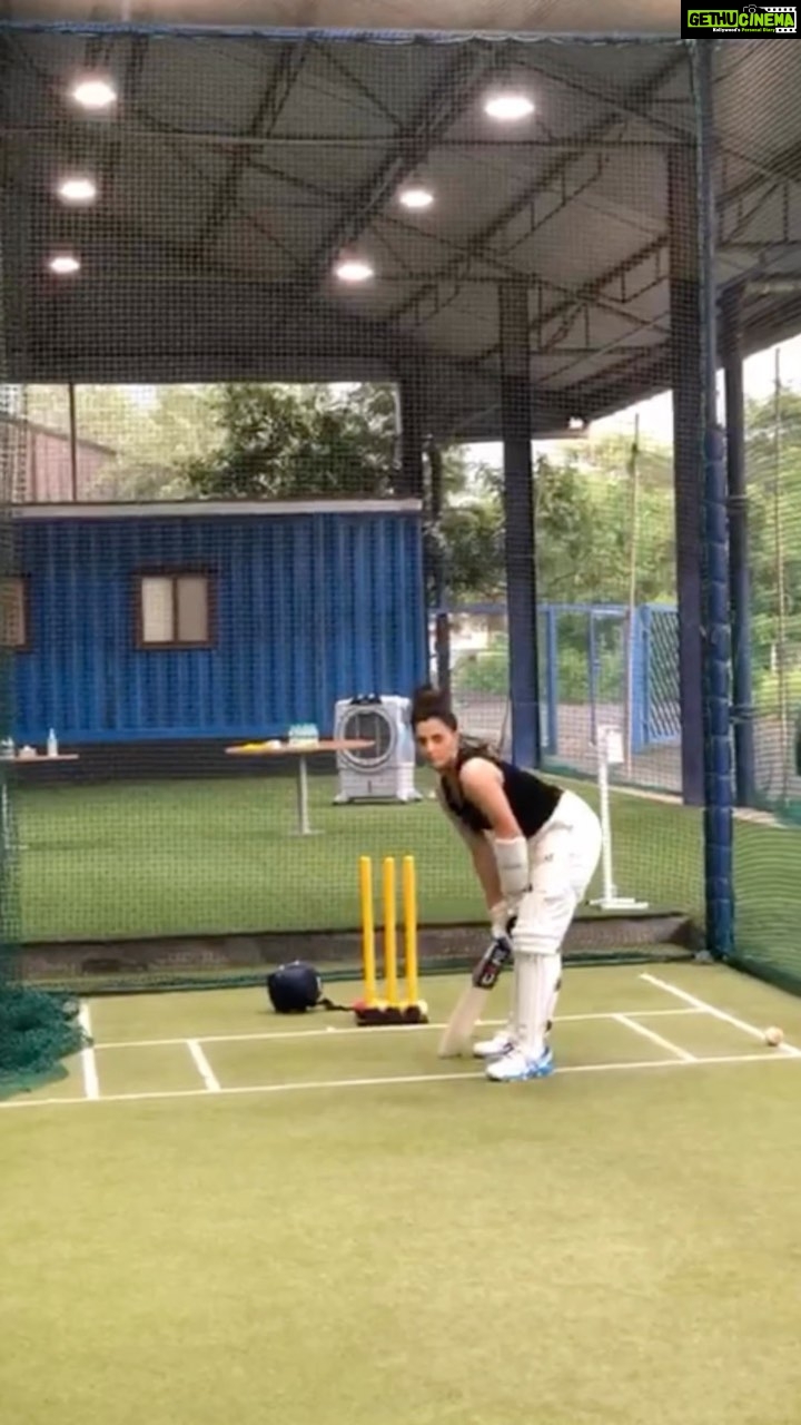 Saiyami Kher - 166.6K Likes - As kids, if we represented the school in a sport, we’d get to miss classes. Needless to say, I participated in every game possible, except cricket. Apparently it’s a gentleman’s game. We didn’t have 11 girls to make the team. But I wasn’t going to let that stop me. I got my friends and taught them how to play. What choice did I have? I loved the game. It’s no secret that I’m obsessed (have always been) with it.
From that moment to today, watching the WPL feels like a personal win. I cannot begin to describe how happy and excited I am.
Just thought I’d brush up my skills and do some net practice. Maybe, I could fulfil my childhood dream and try for the selections next year if I’m not shooting. 😉
#wpl