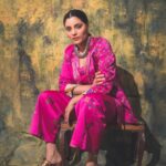 Saiyami Kher Instagram - My idea of fashion is feeling and looking good in something that makes me feel closest to the person I am. A very important factor is also comfort. Was very happy to wear this hot pink statement @punitbalanaofficial pant suit along with some beautiful @amrapalijewels and super comfy @aprajitatoorofficial footwear for the @htcity Ht’s most stylish. Shot by @rishabhkphotography 💕