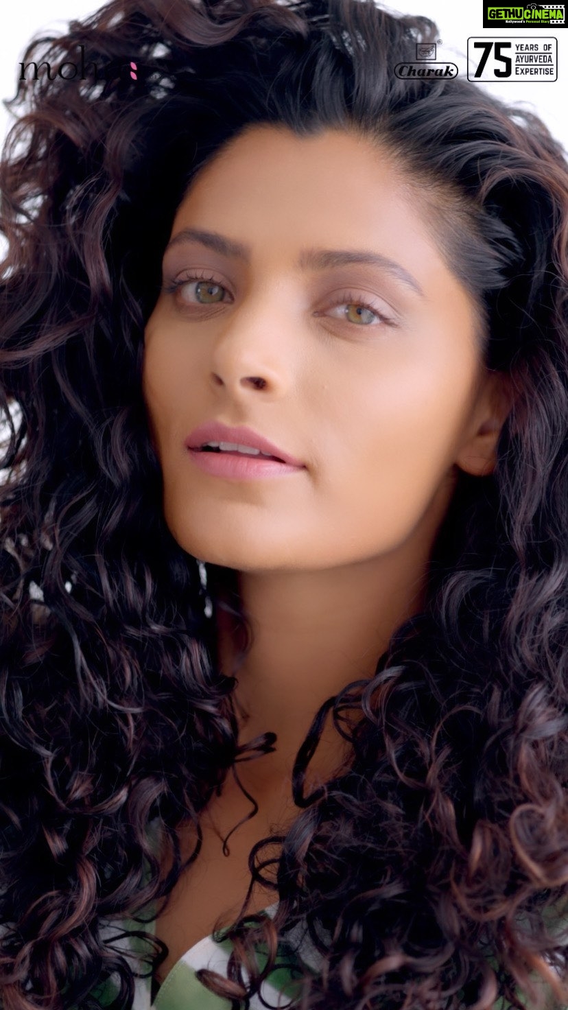 Saiyami Kher Instagram - Moha: Sulfate Free Herbal Shampoo and Serum take care of my hair and safeguard them against damages resulting from frequent hair styling. moha: Sulfate-Free Herbal Shampoo is clinically proven to: ✅ Protect Treated and Coloured hair upto 50-washes ✅ Enhance Shine & Smoothness ✅ Make hair Nourished & Strong moha: Herbal Hair Serum cuts the frizz & makes my hair style-ready instantly! Visit www.moha.co.in and treat yourself to this wonderful hair care regime. @themohalife @charakpharma #themohalife #haircolor #haircare #herbal #ayurveda #coloredhair #colorehairdontcare #shampoo #instagood #instadaily #instagram #sulfatefreeshampoo #serum #hairserum #damagefreehair #curls #curlyhair