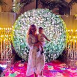 Sameera Sherief Instagram - Beautiful night! The Festival of Lights brings all the positivity with its charm. Let’s let’s keep it alive by not polluting the environment. I say no to crackers. N I’m gonna teach the same to my baby. #MomAndSon #MomSon #SameeraSherief #Arhaan #SyedArhaan PC : @mr_.arbaaz_07