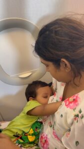 Sameera Sherief Instagram - These beautiful dresses from @wearemeerabharadwaj allows us to nurse our baby with at most comfort & privacy anywhere & everywhere. Also this one is from the SSXMB collection! Grab them now #MomSon #MomAndSon #Arhaan #SyedArhaan #SameeraSherief #SSXMB