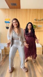 Sameera Sherief Instagram - How could we not do this bit of Arabic Kuthu ❤️ @shanoor_sana