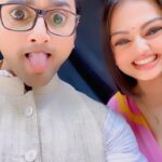 Samiksha Jaiswal Instagram - 😜🤪😛😝😋 #nishantmalkhani #nishantsinghmalkani #samikshajaiswal #controlroom #ayushmansharma #sugandha @dangal_tv_channel