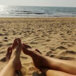 Samiksha Jaiswal Instagram - "Wild, barefoot and free with my main beach." 💙