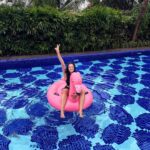 Samiksha Jaiswal Instagram - Good times, tan lines! 💙 . . . . . . . . . . . . . . . . . . . #wgoa #samikshajaiswal #instagram #reels #post #waterbaby #pool W Goa