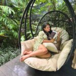 Samiksha Jaiswal Instagram - Some corners are just special. 🍃 #desahay #asthetic #bali #baligasm #nature #reading #books #green #instagood Desa Hay
