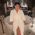 Samiksha Jaiswal Instagram - "Cheers to spending all day in a cozy bathrobe."🥂 ITC Maratha Hotel