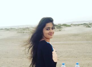 Samskruthy Shenoy Instagram - #MarubhoomiyileAana #doha #desert #memories #love #peace