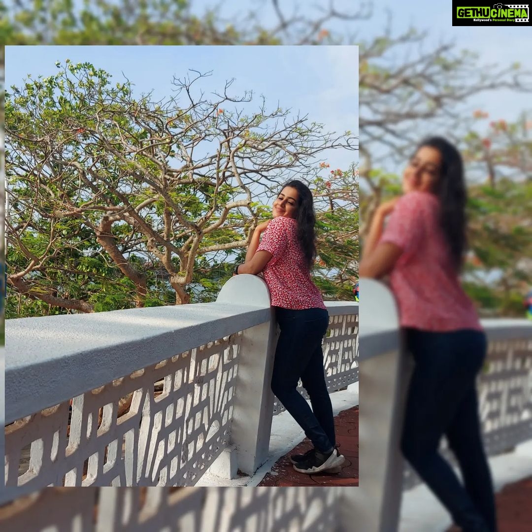 Samskruthy Shenoy Instagram - Baharon phool barsao ❤ PC - @pretty_147_ #fortkochi #bastionbungalow #exploringkochi #loveyourselffirst #candid #khulkejeeneka