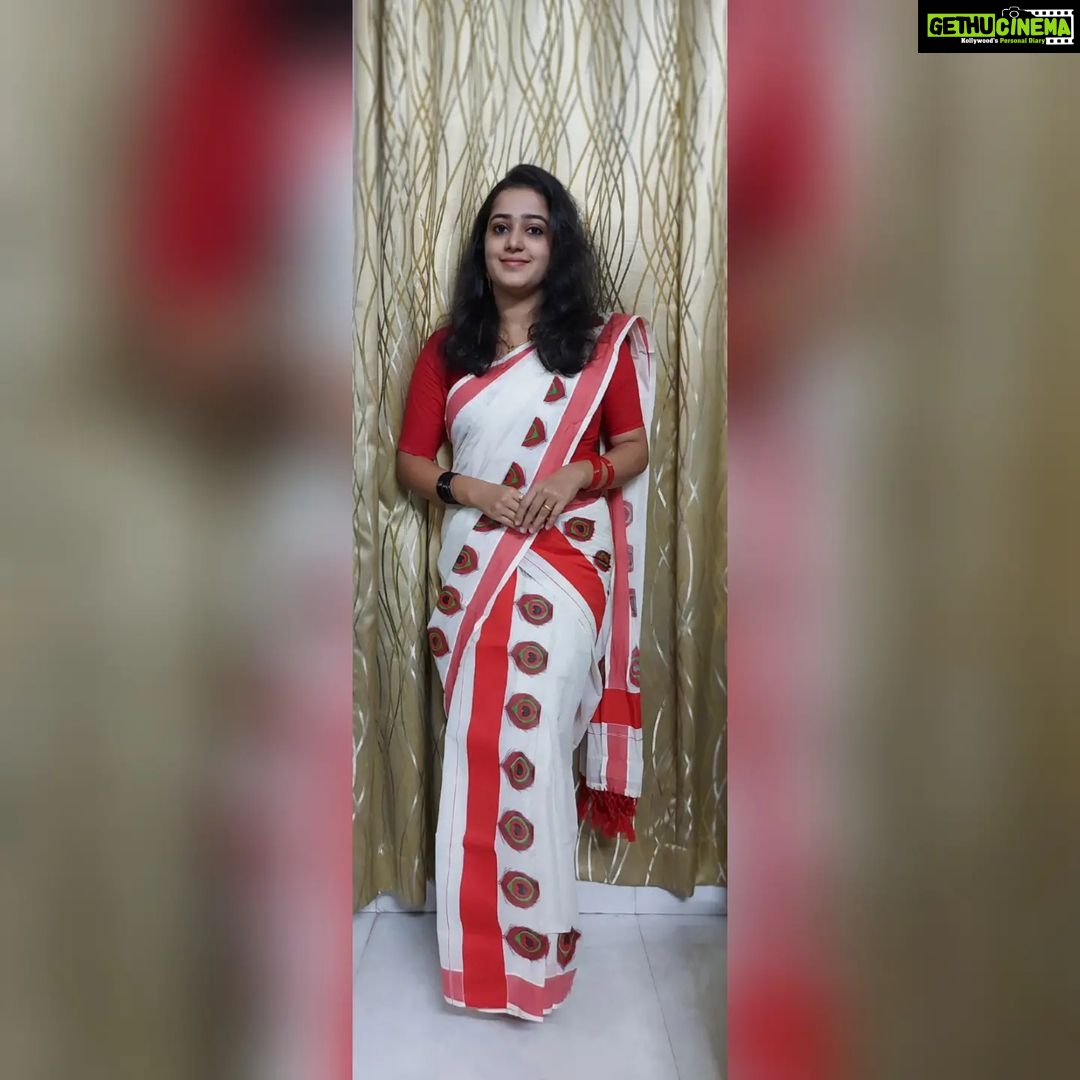 Samskruthy Shenoy Instagram - 🪷Happy Onam🪷 Set mundu - @ekatva.co PC- @govindraj70
