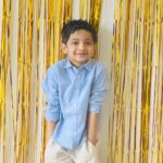 Samvrutha Sunil Instagram – So this sweet lil boy of ours is 6 now! #ammashandsomebirthdayboy  #love #alreadylosthisfirsttooth