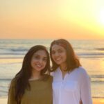 Samvrutha Sunil Instagram - #sistergoals #bestfriendforlife #sunset Cannanore, Kerala, India