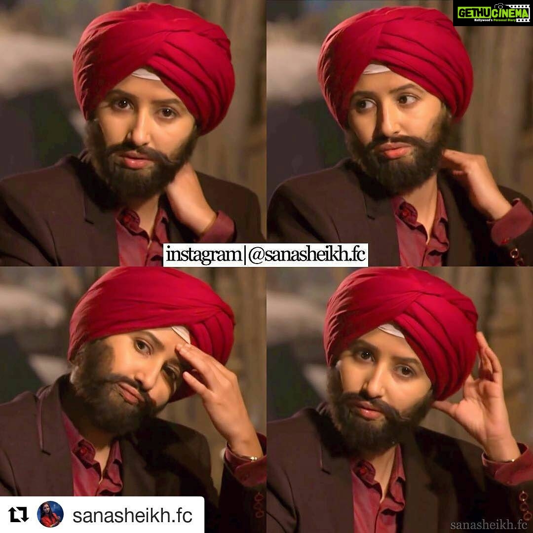 Sana Amin Sheikh Instagram - Hahaha.. #ThrowBack #Krishnadasi #Aradhya #FanArt #Repost @sanasheikh.fc with @repostapp ・・・ THEEE CUTEST SARDAR EVERRRR❤️❤️❤️ • @sanaaminsheikh • #SanaSheikh #Krishnadasi