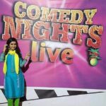 Sana Amin Sheikh Instagram - #Repost @sanaaminsheikhfb with @repostapp ・・・ Throw 🔙 #comedynightslive #sanaaijazshaikh #Aradhya #Krishnadasi