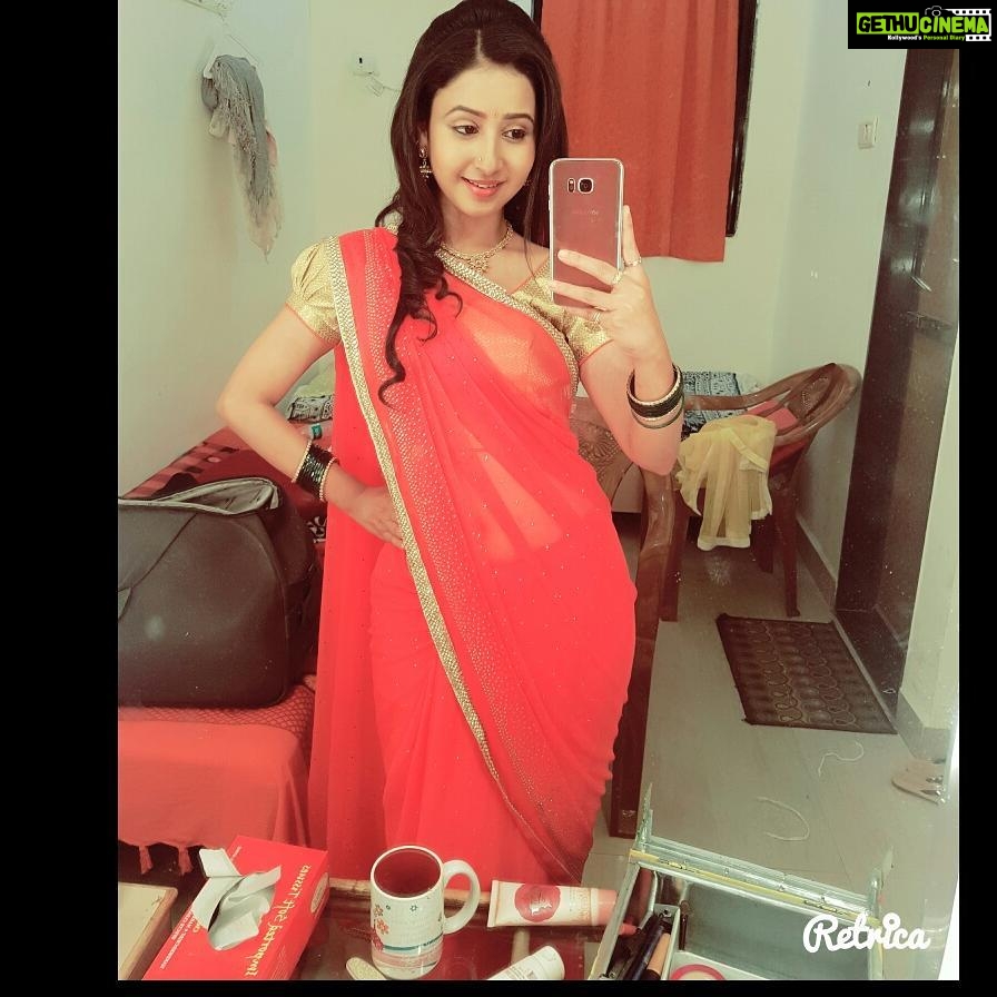 Sana Amin Sheikh Instagram - Aradhya #SareeLove