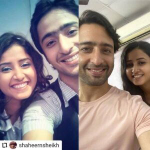 Sana Amin Sheikh Instagram - ❤️❤️❤️ 
Pic 1: 2009 
Pic 2: 2021
#Repost @shaheernsheikh

Reunited after 12 years with @sanaaminsheikh and we picked up from where we left off :)
In a world where everything keeps changing, it’s amazing how our friendship still remains unchanged ! 
May the joy of working together stay the same… much like our smiles in these pictures 😆
#SanjanaAndDev
#12years 
#VirAndRitu