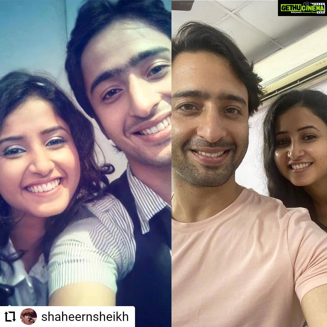 Sana Amin Sheikh Instagram - ❤️❤️❤️ Pic 1: 2009 Pic 2: 2021 #Repost @shaheernsheikh Reunited after 12 years with @sanaaminsheikh and we picked up from where we left off :) In a world where everything keeps changing, it’s amazing how our friendship still remains unchanged ! May the joy of working together stay the same… much like our smiles in these pictures 😆 #SanjanaAndDev #12years #VirAndRitu
