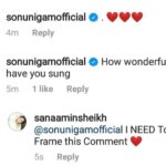 Sana Amin Sheikh Instagram - Thank-You @sonunigamofficial Sir 😍