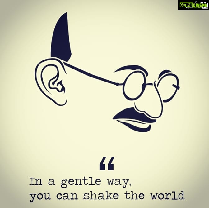 Sana Amin Sheikh Instagram - Love his ideologies. #Mahatma #MahatmaGandhi #Gandhi #Gandhiji #Gandhiquotes #BandeMeinThaDum #VandeMataram 2/10/2018