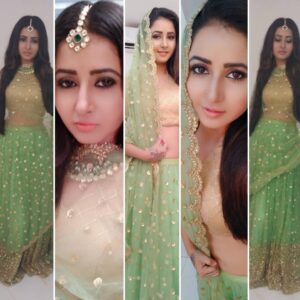 Sana Amin Sheikh Instagram - Hum pe yeh kisne... Hara rang daala... Khushi ne humari "tumhein' maardaala.. Allaaaaaah... #TweekedFilmi #OnLocation #Naamkaran