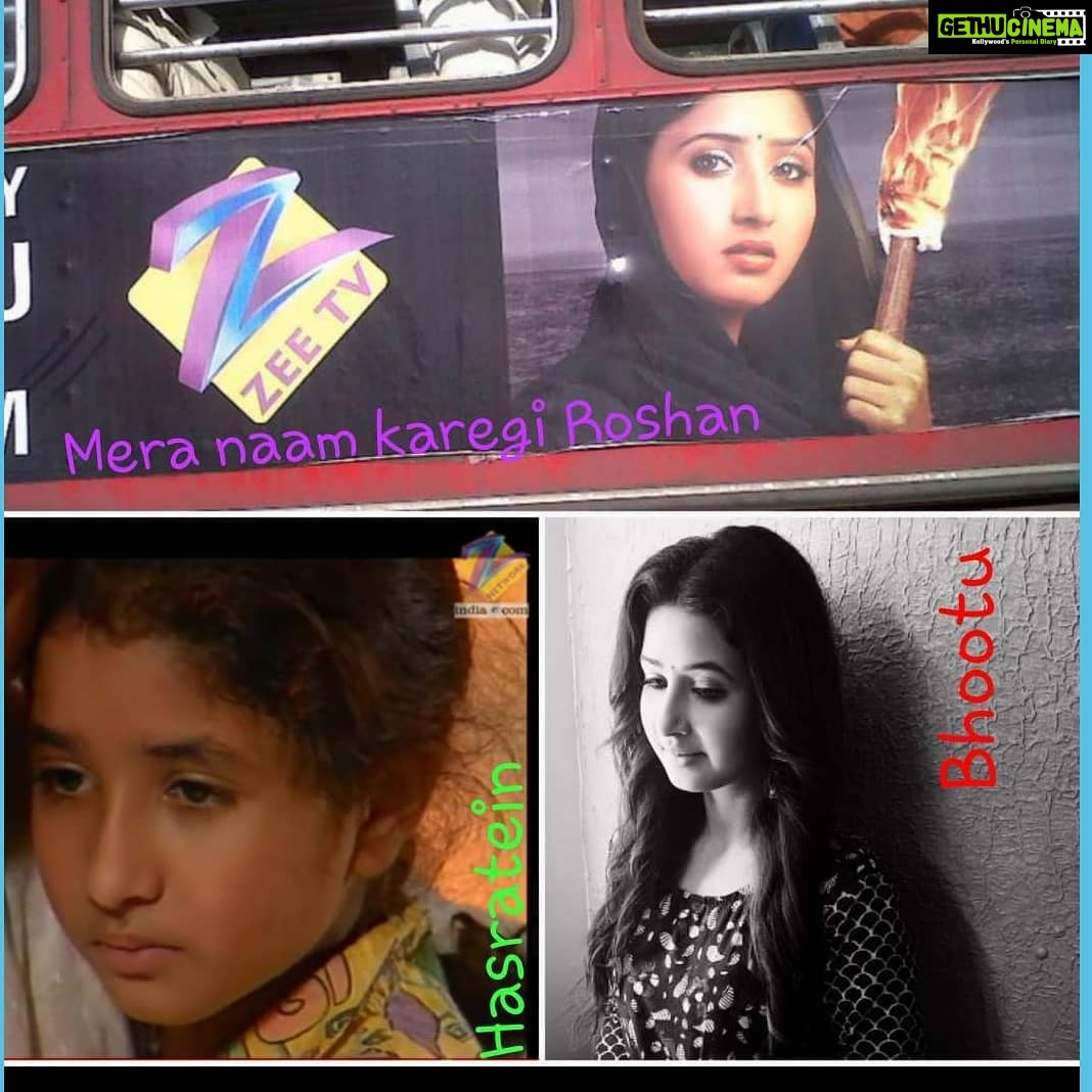 Sana Amin Sheikh Instagram - #zeetv Thank you! 1995 #Hasratein 2010 Mera Naam Karegi Roshan 2017-18 #Bhootu