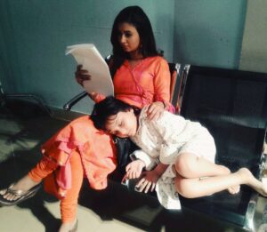 Sana Amin Sheikh Instagram - In between shots #Bhootu #Zeetv