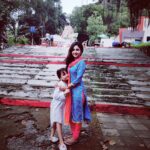 Sana Amin Sheikh Instagram – Pihu and Suchi #Bhootu #Zee #ZeeTv #ShootLife 📽🎬 🎥 Chandika Mata temple, Juchandra.