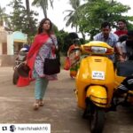 Sana Amin Sheikh Instagram - Although i am able to ride a #JayVeeru scooter now ;)
