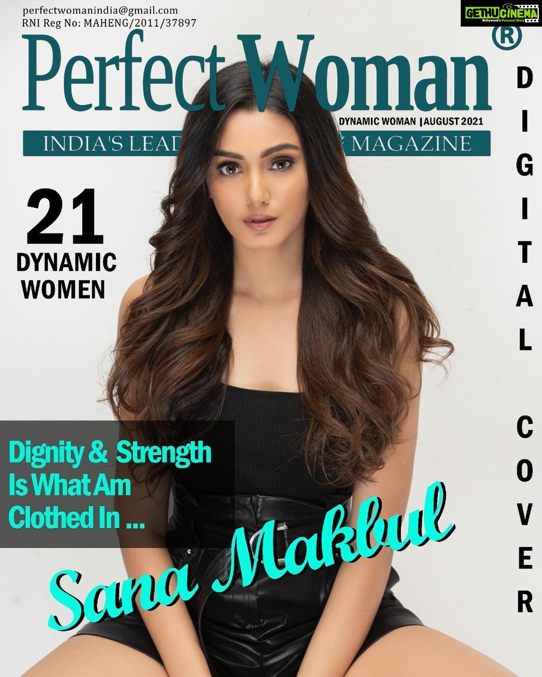 Sana Makbul Instagram - Yayyy made it to “21 Dynamic Women’s list” 😍😇@perfectwomanpublication . As I defined dignity & strength. Happy to be a part of Perfect woman magazine Photograph by @ilmanaazphotography1 Makeup&hair @makeup_asfaque @perfectwomanmagazine @perfectwomanpublication @perfectwomandigitalmagazine @drkhooshigurubhai #editor @gurubhaithakkar #md @dr.geetsthakkar @soapboxprelations Credits Designed by @chandreshgurubhaithakkar #perfectwomanteam #perfectwomanmagazine @maddygurubhai Thank you @soapboxprelations @sinhavantika #dynamicedition#perfectwoman#august#magazinecover#slay#womenpower