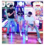 Sana Makbul Instagram - Gaming thugs 🕹 @varunsood12 & @vishalsingh713 y so serious 🧐 #kidsingamingzone The Game Palacio