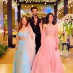 Sana Makbul Instagram - The trending song ❤️ @anushkasen0408 @arjunbijlani @vishalsingh713 #thedishulwedding#kkk11#reelitfeelit