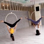 Sanjana Sarathy Instagram - Hoops, spins, pancakes, and a good company. 🧡 #aerialhoops #aerialflow #lyra #aerialistsofig