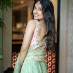 Sanjana Sarathy Instagram - 💗 . . 📸 : @arunprasath_photography 👗: @sameenasofficial Mua/Hair : @puii_c_ammy .Jewellery : @tandjboutique . #pink #lehenga #function #sanjanasarathy #instagood #insta #daylight #sunshine #pastel #positivity #positivevibes 🧿