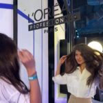 Sanjana Sarathy Instagram - #Sponsored Here’s how my day was at the @lorealpro Scalp Beauty Event, where beauty meets technology! Had a great time thanks to my hair expert @naseem_salon_academy who helped me understand every bit of the newly launched scalp advanced range! The whole experience was super insightful while we attended each zone! I was recommended the Density Advanced shampoo which contains Omega 6 helping in giving volume to my hair! 💁🏻‍♀️ To get your personalised diagnosis, in-salon Scalp Advanced treatment or to get their retail products visit your nearest L’Oréal Professionnel partnered salon today!! ✨ #BreakTheCycle #NewStartAhead #ScalpAdvanced @lorealpro_education_india @lorealpro