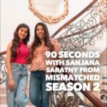 Sanjana Sarathy Instagram - Celebrating the people of Chennai :) Loved watching @sanjana.sarathy in the Netflix series Mismatched Season 2 :) Here is a fun 90 sec chat and yes I did ask about Rohit 😅 #newtochennai #mismatchedseason2 . . . . . . . . . . @rohitsaraf #rohitsaraf #sanjanasarathy #peopleofchennai #chennaistars #chennaicelebrity #netflix @netflix_in #netflixseries #netflixandchill #netflixindia #chennaireels #chennaimodels #chennaifun