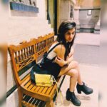 Sanjana Sarathy Instagram - Black or white state of mind ✨ . . 📸: cutely capturing me as always @krishikaanbalagan ♥️ . . #stateofmind #cleanmind #cleansoul #sanjanasarathy #happiness #chill #positivity