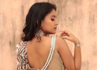 Sanjana Tiwari Instagram - Shine ✨ Wearing - @diademstore.in Shot by - @the.portrait.culture @timefreezersstudios Makeup by - @revathimakeupartistry